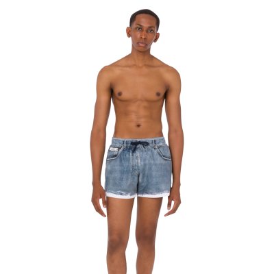 THE PRINTED NYLON SWIM BOXERS